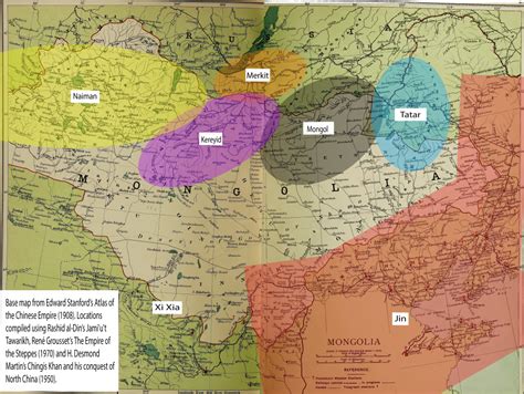 mongolian archaeology map